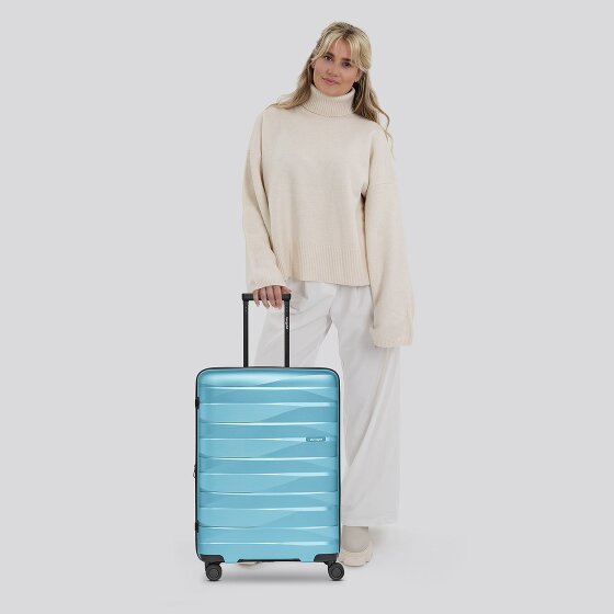 Bergpfeil Travel 4-roll Trolley M 66 cm avec soufflet d'extension