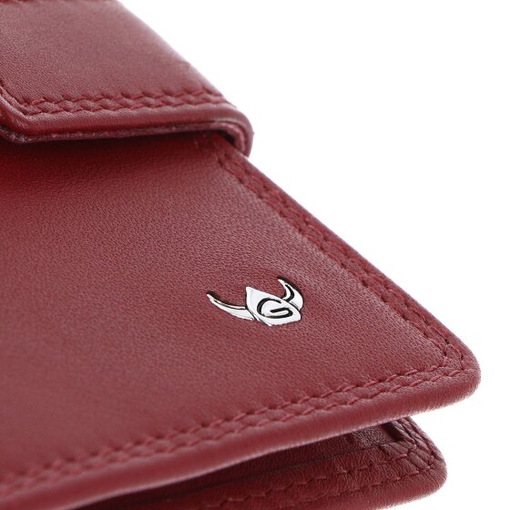 Golden Head Polo Porte-monnaie Protection RFID Cuir véritable 10 cm