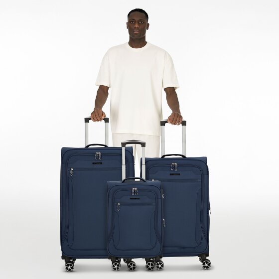 Cocoono Monterrey 4 roulettes Set de valises 3 pièces avec soufflet d'extension