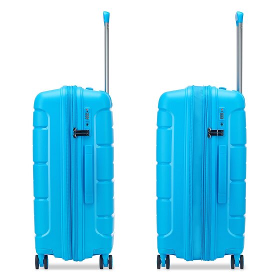 MODO by Roncato Starlight 3.0 4 roulettes Set de valises 3 pièces avec soufflet d'extension