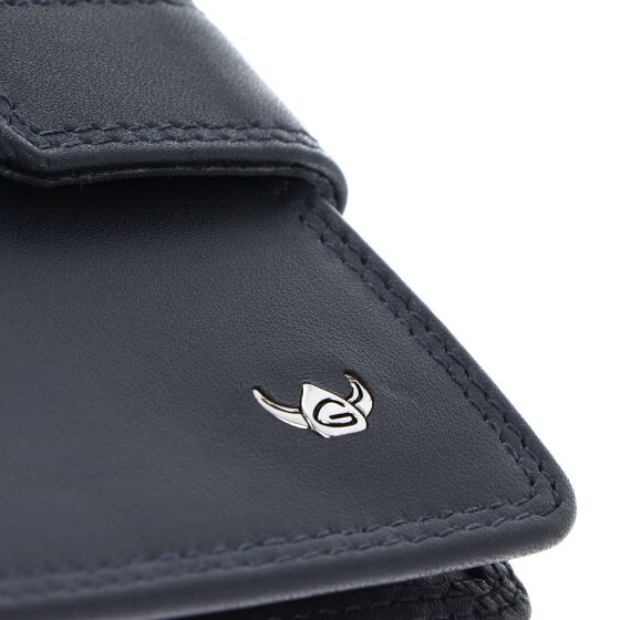 Golden Head Polo Porte-monnaie Protection RFID Cuir véritable 10 cm