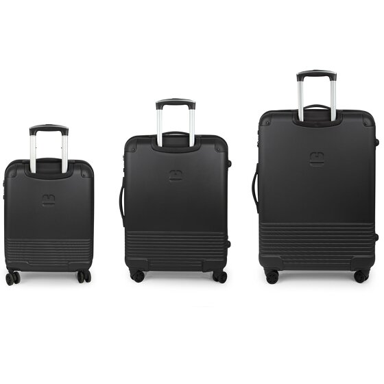 Gabol Balance XP 4 roulettes Set de valises 3 pièces avec soufflet d'extension