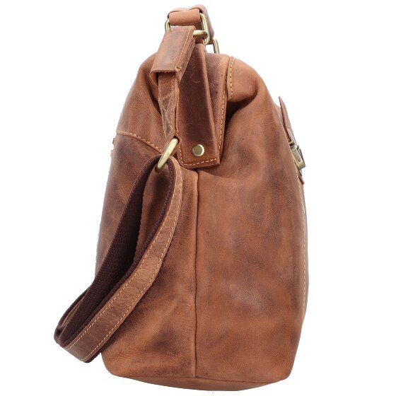 Greenburry Sac à main vintage en cuir 32 cm