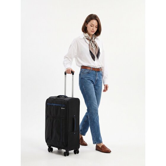 Benzi 5825 4 roues Valise cabine M 67 cm avec soufflet d'extension