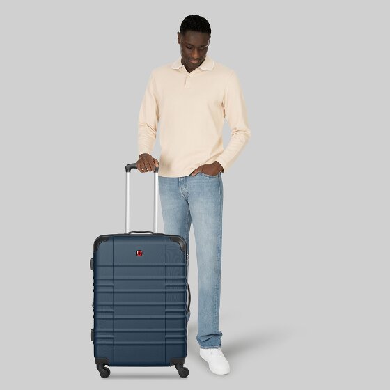 Wenger Amplar Evo 4 roulettes Trolley M 65 cm avec soufflet d'extension