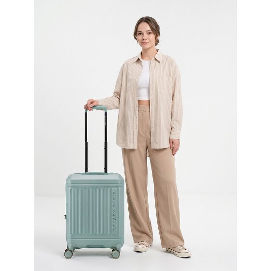 Delsey Paris Lutece 4 roues Valise cabine 55 cm '"avec soufflet d''extension"'