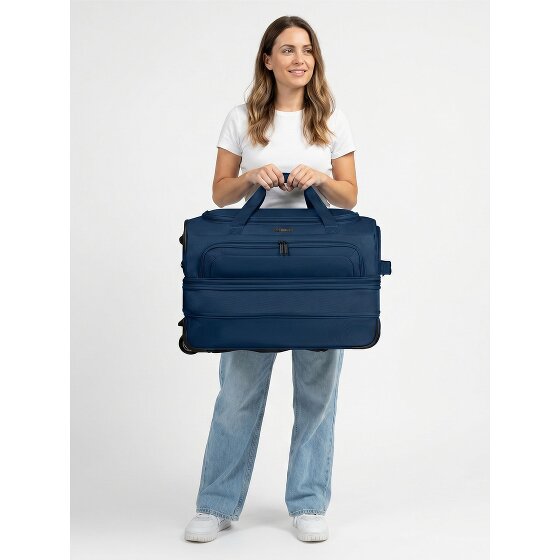 Redolz Sac de voyage Duffle Essentials à 2 roulettes 55 cm M avec soufflet d'extension