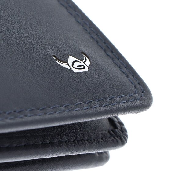 Golden Head Polo Porte-monnaie Protection RFID Cuir véritable 12.5 cm