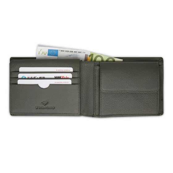 Roncato Alaska Porte-monnaie Protection RFID Cuir 13 cm