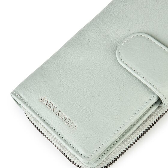 Jack Kinsky Livorno 1026 Porte-monnaie Protection RFID Cuir véritable 19 cm