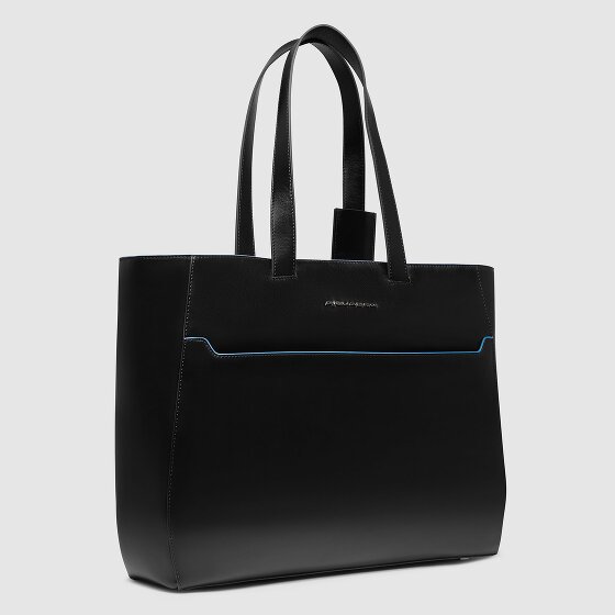 Piquadro Blue Square Sac de shopper Cuir véritable 40 cm