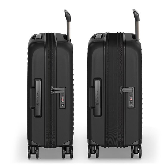 Victorinox Airox Advanced 4 roulettes Trolley de cabine S 55 cm Compartiment pour ordinateur portable avec soufflet d'extension