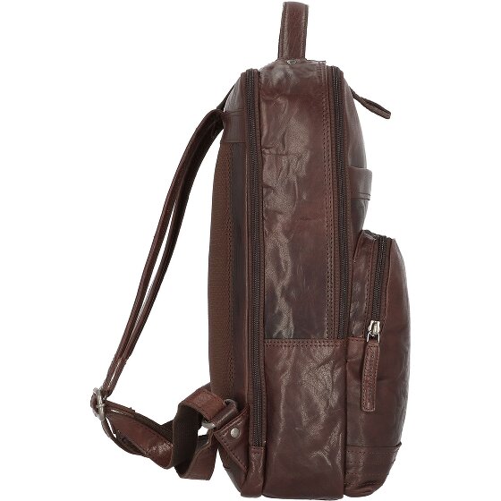 Spikes & Sparrow Bronco Sac à dos en cuir 40 cm pour ordinateur portable