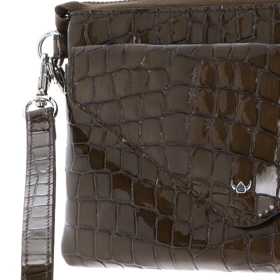 Golden Head Cayenne Portefeuille d'embrayage Protection RFID Cuir véritable 22 cm