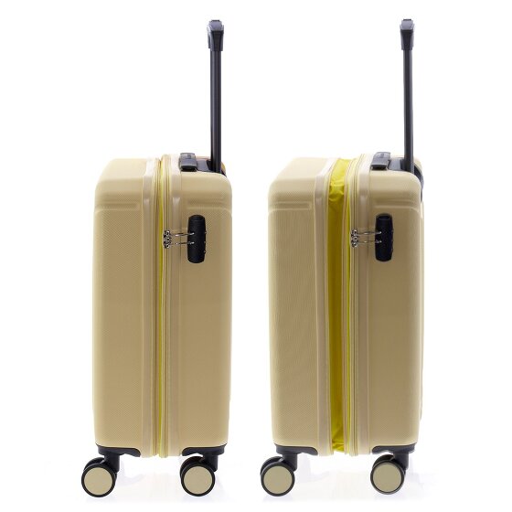 Gladiator 2900 4 roulettes Trolley de cabine 55 cm avec soufflet d'extension