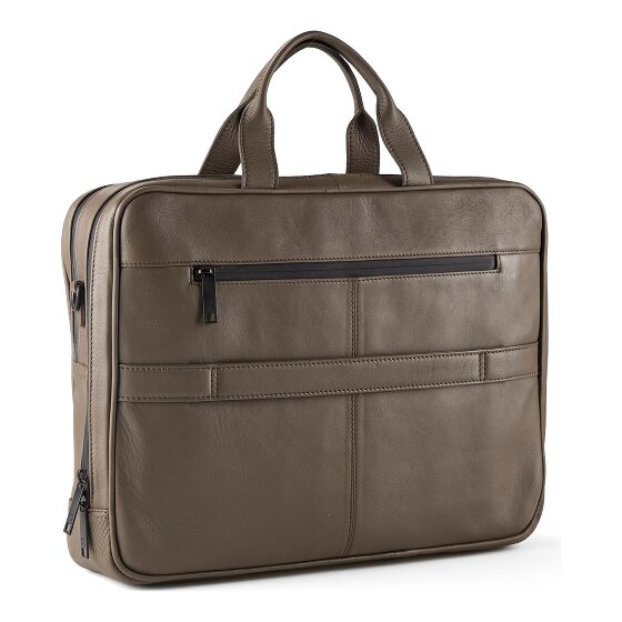 Harbour 2nd City Lights Attaché-case Cuir véritable 40 cm Compartiment ordinateur