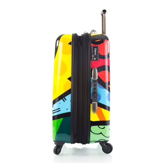 Heys Britto 4 roulettes Trolley de cabine S 53 cm avec soufflet d'extension