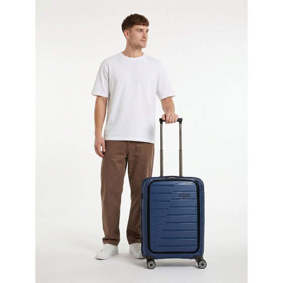 Travelite Air Base 4 roues Valise cabine 55 cm Compartiment ordinateur