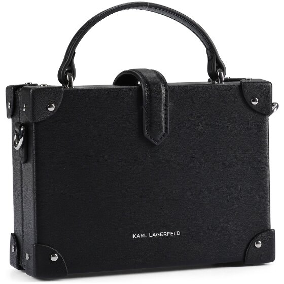 Karl Lagerfeld Autograph Mini sac à main Cuir véritable 17.5 cm