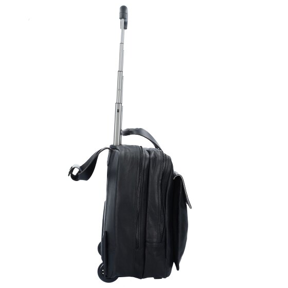 Harold's Ivy Lane 2 roues Valise business Cuir véritable 36 cm Compartiment ordinateur