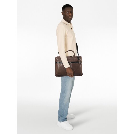 Harbour 2nd Urban Poets Attaché-case Cuir véritable 50 cm Compartiment ordinateur