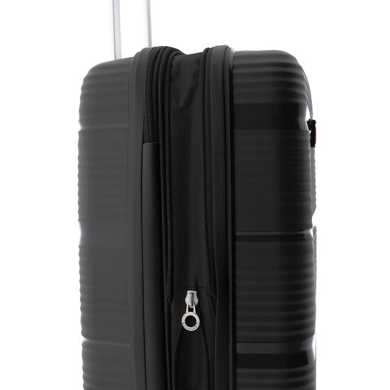 Gladiator 0800 4 roulettes Trolley de cabine 55 cm avec soufflet d'extension