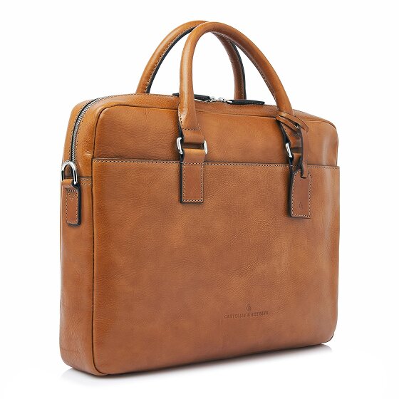 Castelijn & Beerens Peter Attaché-case Protection RFID Cuir véritable 40 cm Compartiment ordinateur