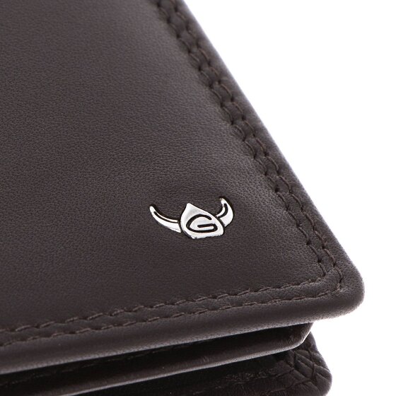 Golden Head Polo Porte-monnaie Protection RFID Cuir véritable 9 cm
