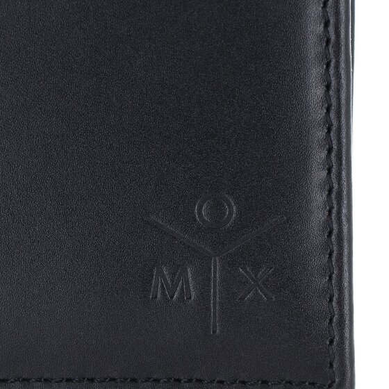 oxmox Leather Porte-monnaie Protection RFID Cuir véritable 11 cm