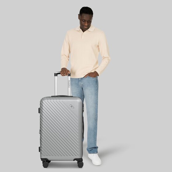 Check.In Paradise 2.0 4 roues Valise cabine M 68 cm avec soufflet d'extension
