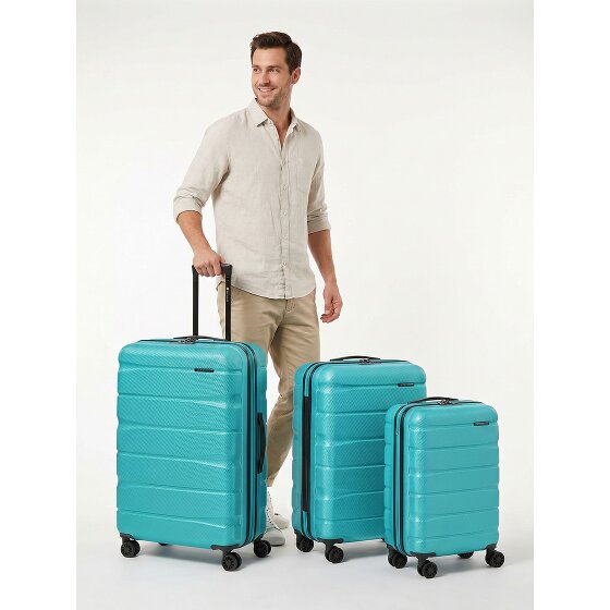 Franky Munich 4.0 4 roues Set de valises 3 pièces avec soufflet d'extension