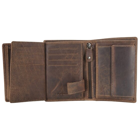 Greenland Nature Porte-monnaie Montana en cuir 9,5 cm