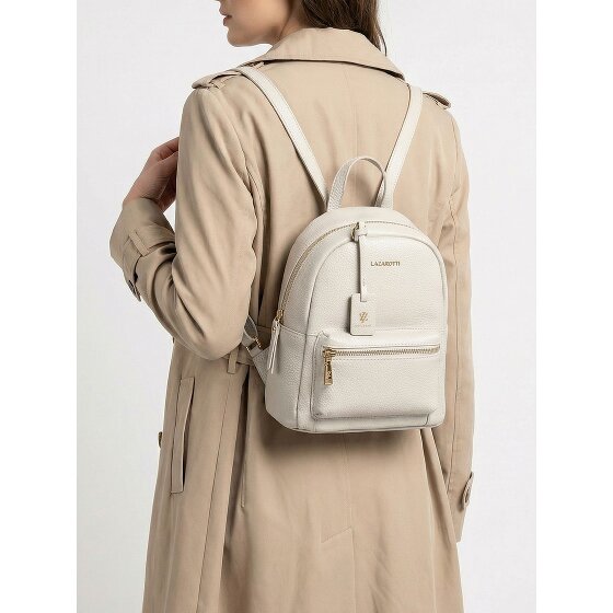 Lazarotti Bologna Leather Sac à dos de ville Cuir véritable 27 cm