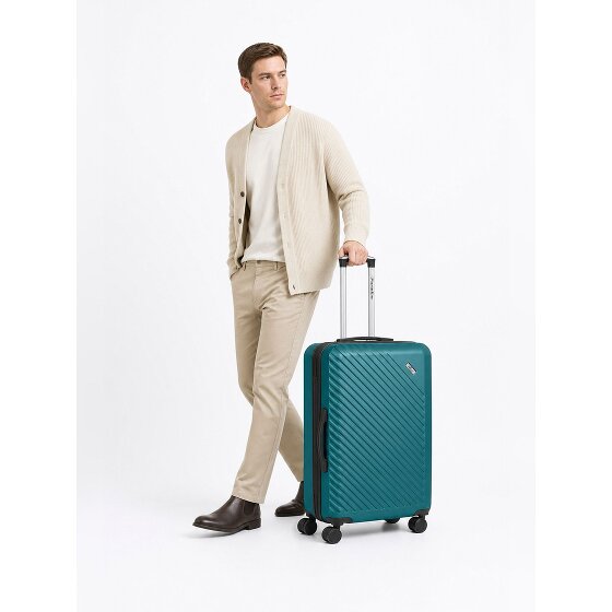Check.In Paradise 2.0 4 roues Valise cabine M 68 cm avec soufflet d'extension