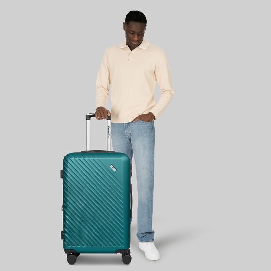 Check.In Paradise 2.0 4 roues Valise cabine M 68 cm avec soufflet d'extension
