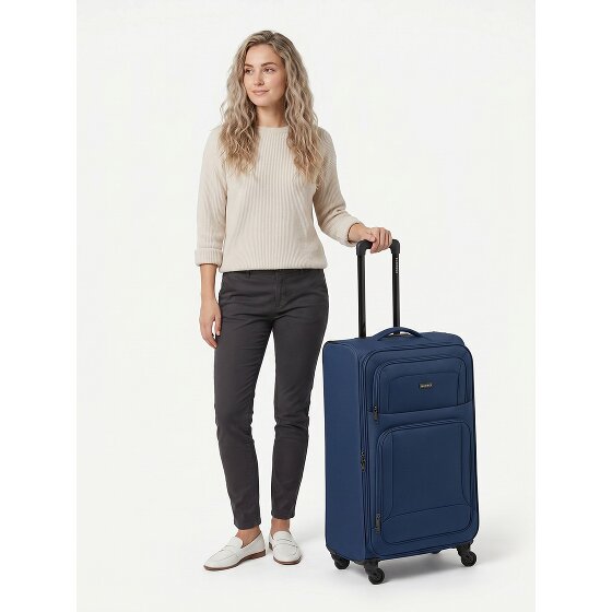 Smartbox Edition 04 4 roues Valise cabine 78 cm avec soufflet d'extension