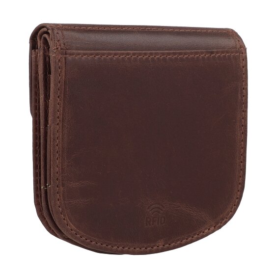 Mika Porte-monnaie RFID en cuir 10 cm