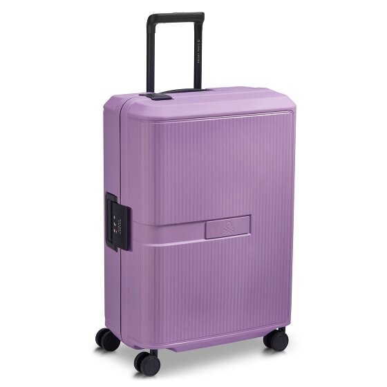 Delsey Paris x United Colors of Benetton Color Block Hardside 4-roll Trolley 67 cm