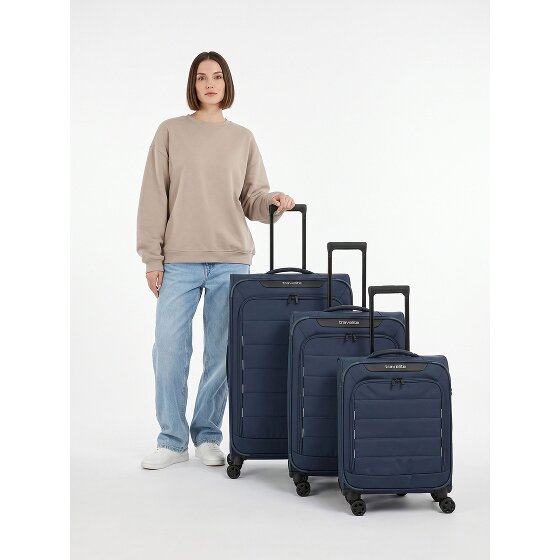 Travelite Skaii 4 roues Set de valises 3 pièces avec soufflet d'extension