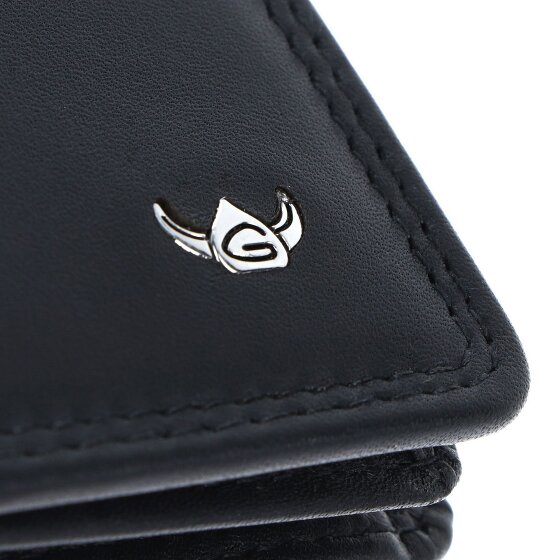 Golden Head Polo Porte-monnaie Protection RFID Cuir véritable 11 cm