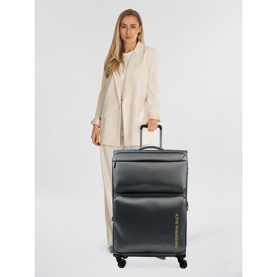 Mandarina Duck Zephyr 4 roues Valise cabine L 78 cm avec soufflet d'extension