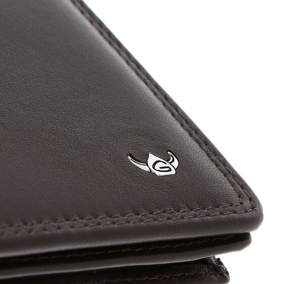 Golden Head Polo Porte-monnaie Protection RFID Cuir véritable 13 cm