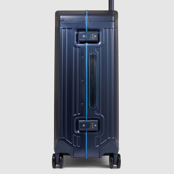 Piquadro Valise cabine PQ-Alub à 4 roues en Aluminium, 69 cm