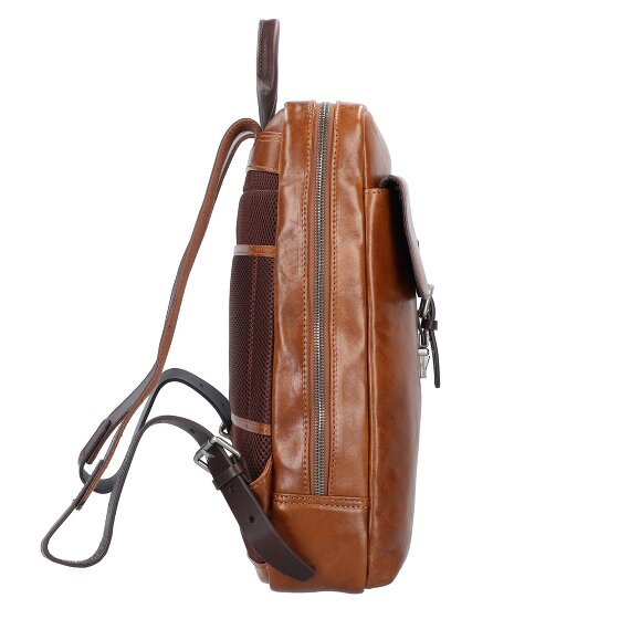 Castelijn & Beerens Rien Sac à dos professionnel Protection RFID Cuir véritable 40 cm Compartiment ordinateur