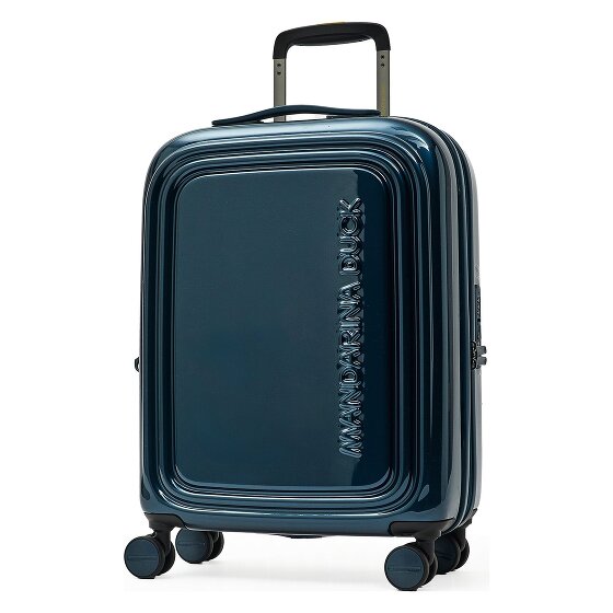 Mandarina Duck Logoduck + Metal 4 roulettes Trolley S 55 cm avec soufflet d'extension