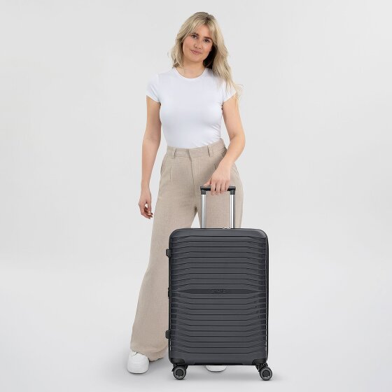 Stratic Shine 4 roues trolley 65 cm avec soufflet extensible