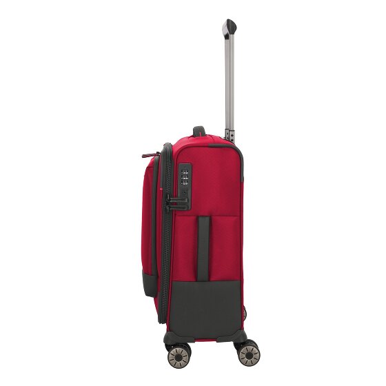 Travelite Crosslite 5.0 4 roulettes Trolley de cabine S 55 cm Compartiment pour ordinateur portable
