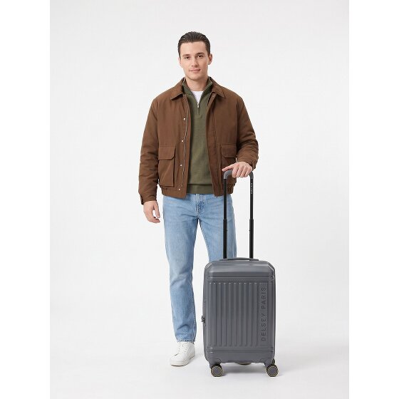 Delsey Paris Lutece 4 roues Valise cabine 55 cm '"avec soufflet d''extension"'