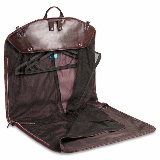 Piquadro Blue Square Sac à vêtements en cuir 55 cm