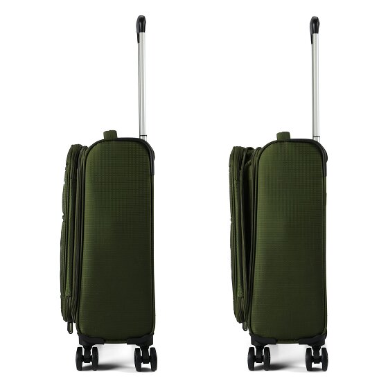 Benzi 5825 4 roulettes Trolley de cabine 55 cm avec soufflet d'extension